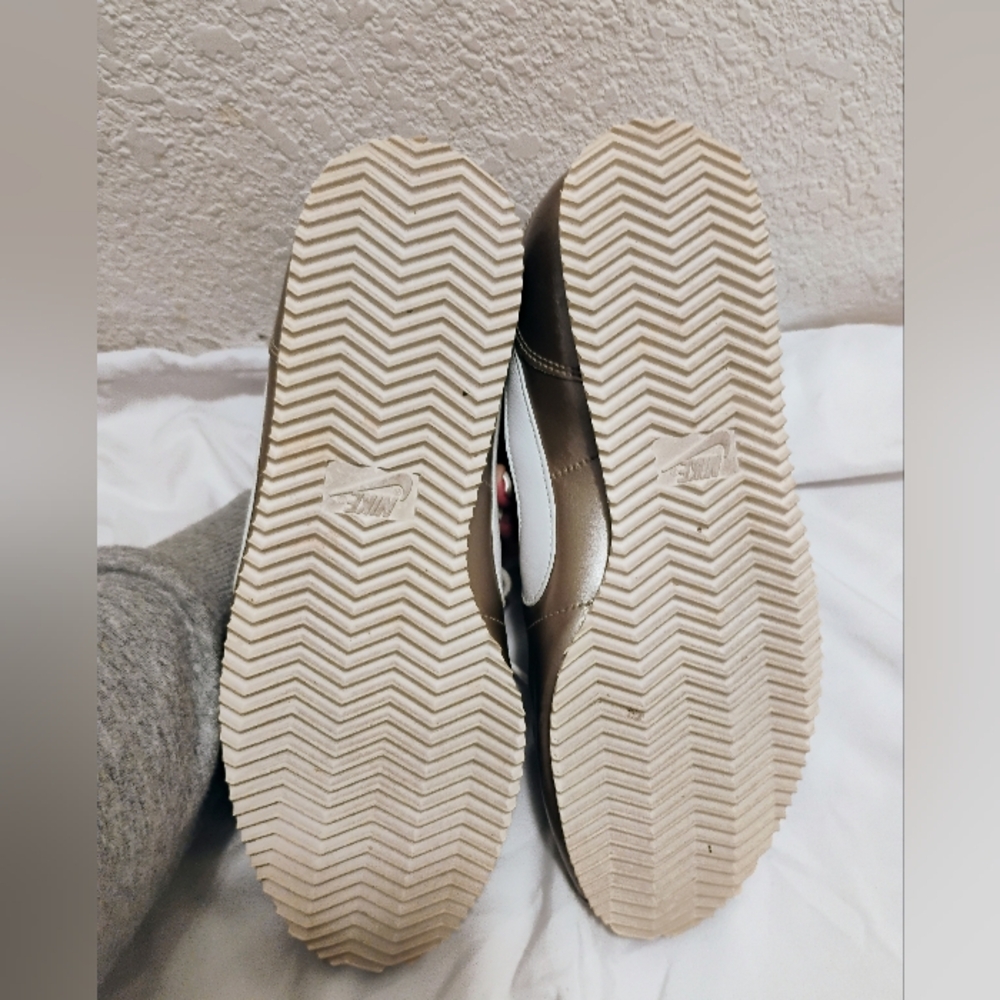 Gold Cortez Nikes - Picture 2 of 7